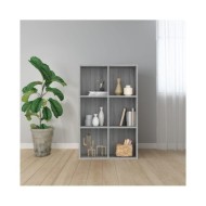 Bibliothèque/Buffet Sonoma gris 66x30x98 cm Bois d'ingénierie