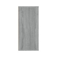 Bibliothèque/Buffet Sonoma gris 66x30x98 cm Bois d'ingénierie