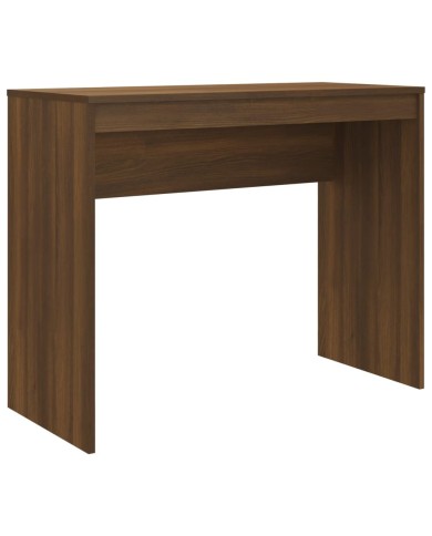 Bureau Chêne marron 90x40x72 cm Bois d'ingénierie