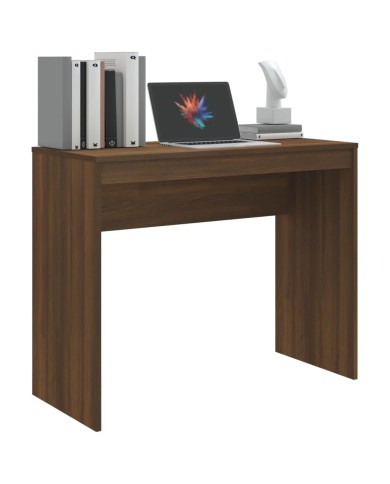 Bureau Chêne marron 90x40x72 cm Bois d'ingénierie