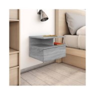 Tables de chevet flottantes 2 pcs Sonoma gris 40x31x27 cm