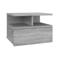 Tables de chevet flottantes 2 pcs Sonoma gris 40x31x27 cm