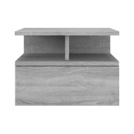 Tables de chevet flottantes 2 pcs Sonoma gris 40x31x27 cm
