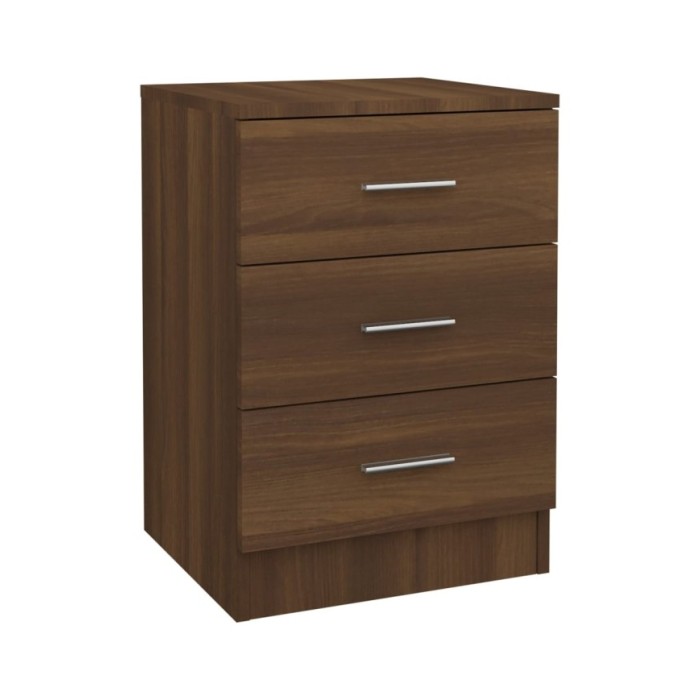 Table de chevet Chêne marron 38x35x56 cm Bois d'ingénierie