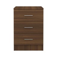 Table de chevet Chêne marron 38x35x56 cm Bois d'ingénierie