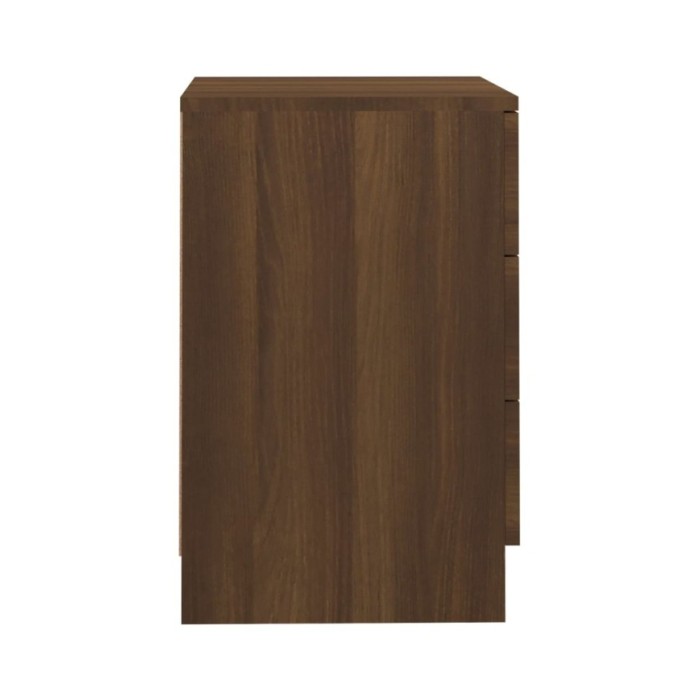 Table de chevet Chêne marron 38x35x56 cm Bois d'ingénierie
