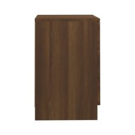 Table de chevet Chêne marron 38x35x56 cm Bois d'ingénierie