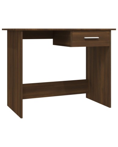 Bureau Chêne marron 100x50x76 cm Bois d'ingénierie