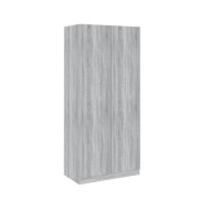 Garde-robe Sonoma gris 90x52x200 cm Bois d'ingénierie