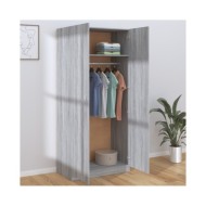 Garde-robe Sonoma gris 90x52x200 cm Bois d'ingénierie