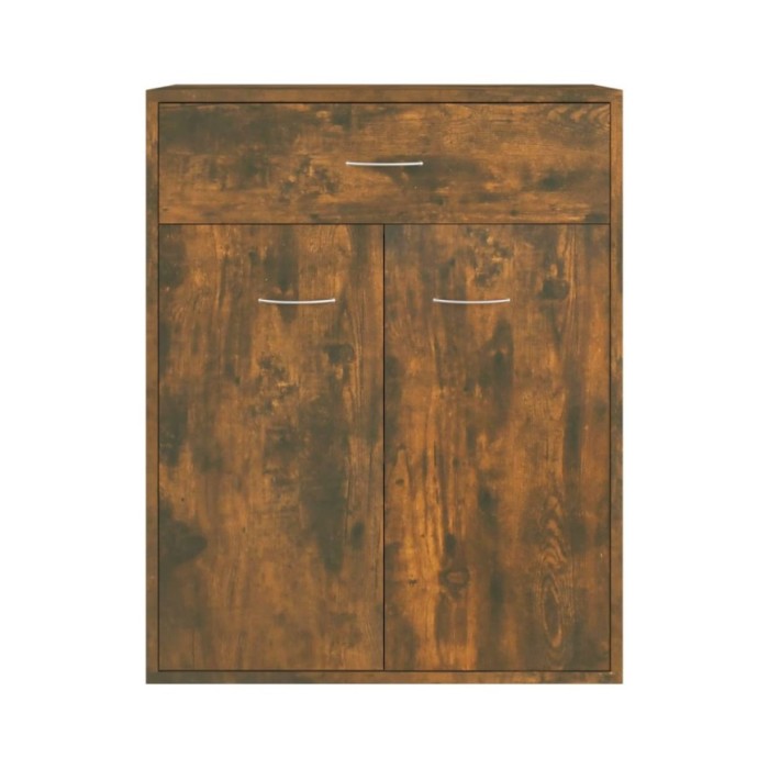  Buffet Chêne fumé 60x30x75 cm Bois d'ingénierie	