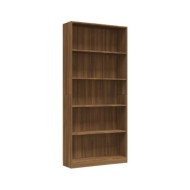 Bibliothèque 5 niveaux Chêne marron 80x24x175cm Bois ingénierie