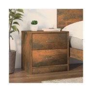 Table de chevet Chêne fumé 40x30x40 cm Bois d'ingénierie