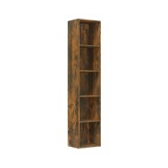 Bibliothèque Chêne fumé 40x30x189 cm Bois d'ingénierie