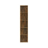 Bibliothèque Chêne fumé 40x30x189 cm Bois d'ingénierie