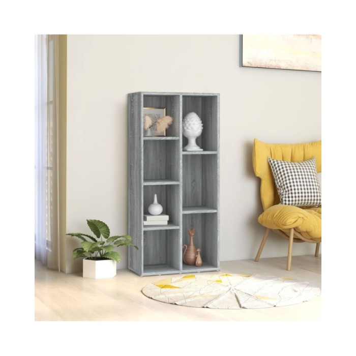 Armoire à livres Sonoma gris 50x25x106 cm