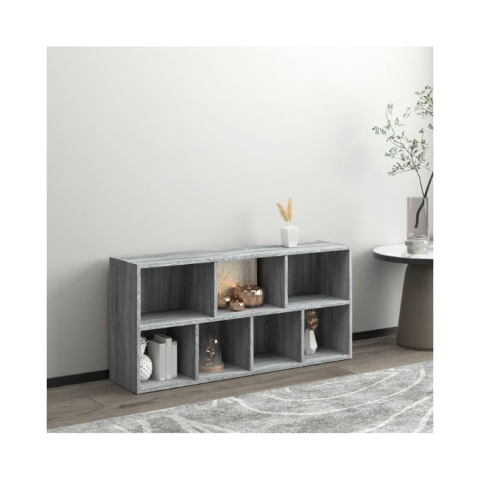 Armoire à livres Sonoma gris 50x25x106 cm
