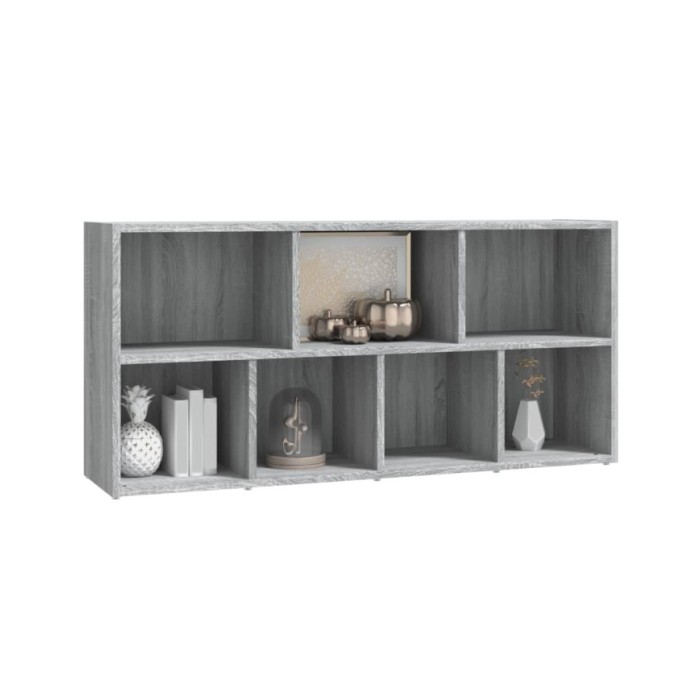 Armoire à livres Sonoma gris 50x25x106 cm