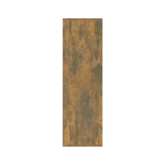 Armoire à livres Chêne fumé 98x30x98 cm