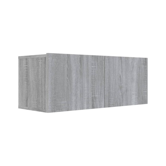 Meuble TV Sonoma gris 80x30x30 cm Bois d'ingénierie