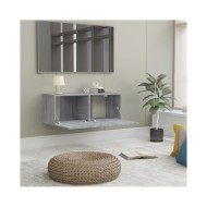 Meuble TV Sonoma gris 80x30x30 cm Bois d'ingénierie