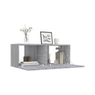 Meuble TV Sonoma gris 80x30x30 cm Bois d'ingénierie