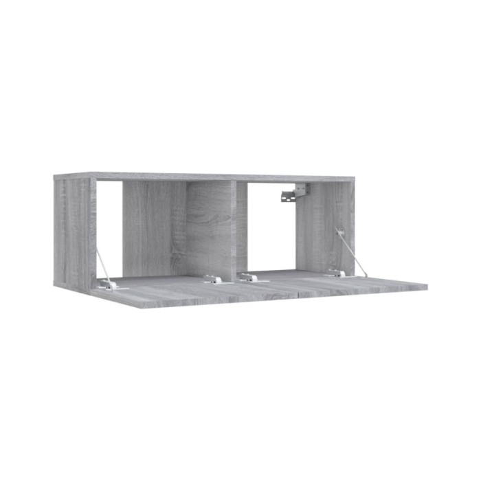 Meuble TV Sonoma gris 80x30x30 cm Bois d'ingénierie