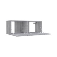 Meuble TV Sonoma gris 80x30x30 cm Bois d'ingénierie