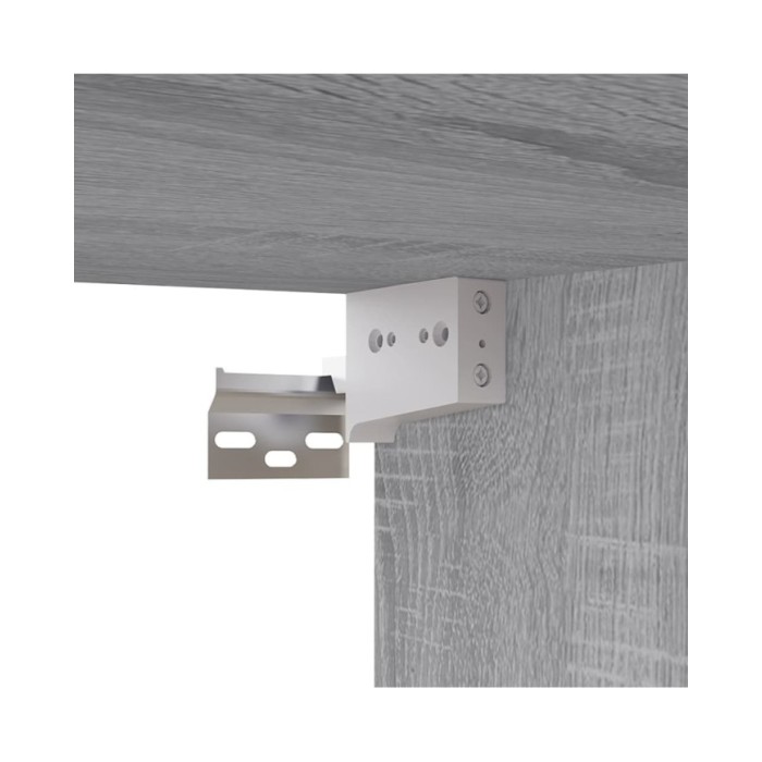 Meuble TV Sonoma gris 80x30x30 cm Bois d'ingénierie