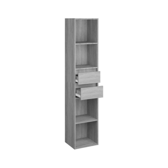 Bibliothèque Sonoma gris 36x30x171 cm Bois d'ingénierie
