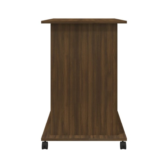 Bureau d'ordinateur Chêne marron 80x50x75 cm Bois d'ingénierie