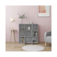 Bibliothèque Sonoma gris 90x30x90 cm Bois d'ingénierie