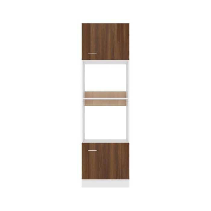 Armoire à micro-ondes Chêne marron 60x57x207 cm