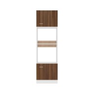 Armoire à micro-ondes Chêne marron 60x57x207 cm