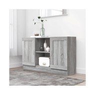 Buffet Sonoma gris 120x30,5x70 cm Bois d'ingénierie