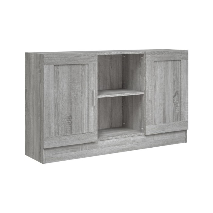 Buffet Sonoma gris 120x30,5x70 cm Bois d'ingénierie