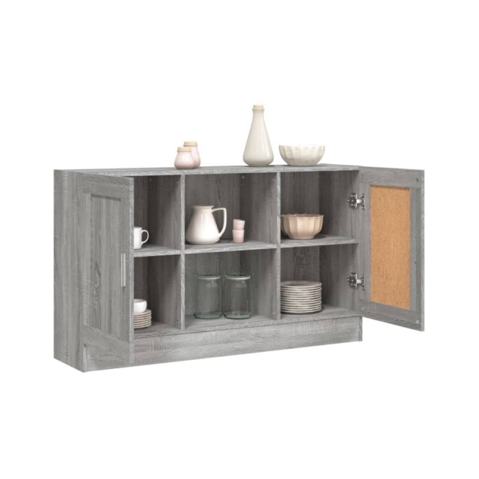 Buffet Sonoma gris 120x30,5x70 cm Bois d'ingénierie