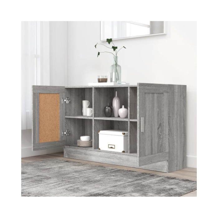 Buffet Sonoma gris 120x30,5x70 cm Bois d'ingénierie