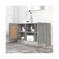 Buffet Sonoma gris 120x30,5x70 cm Bois d'ingénierie