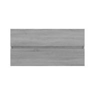 Armoire de lavabo Sonoma gris 90x38,5x45 cm Bois d'ingénierie