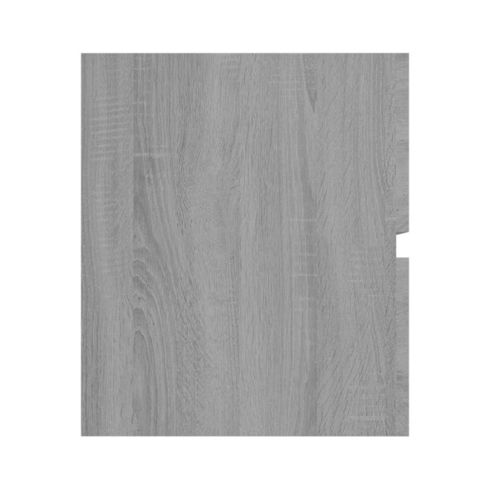 Armoire de lavabo Sonoma gris 90x38,5x45 cm Bois d'ingénierie