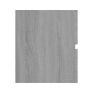 Armoire de lavabo Sonoma gris 90x38,5x45 cm Bois d'ingénierie