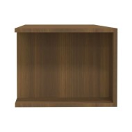 Meuble TV avec lumières LED Chêne marron 135x39x30 cm