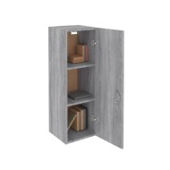 Meubles TV 2 pcs Sonoma gris 30,5x30x90 cm Bois d'ingénierie