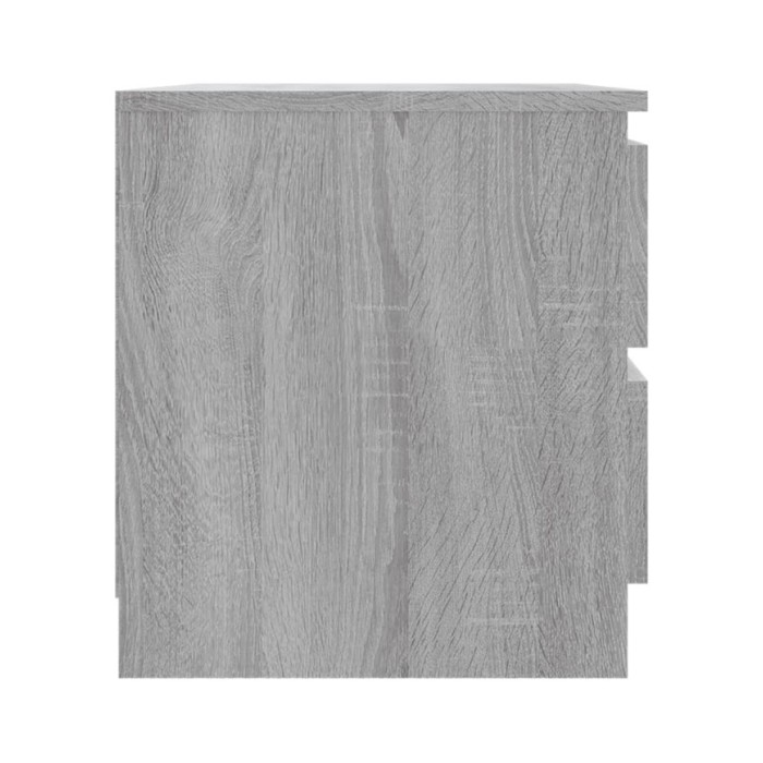 Tables de chevet 2 pcs Sonoma gris 50x39x43,5cm Bois ingénierie