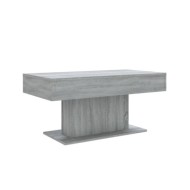 Table basse Sonoma gris 96x50x45 cm Bois d'ingénierie