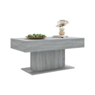 Table basse Sonoma gris 96x50x45 cm Bois d'ingénierie