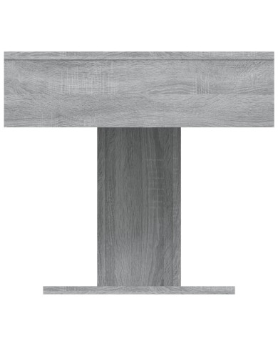 Table basse Sonoma gris 96x50x45 cm Bois d'ingénierie