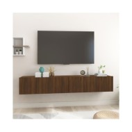 Meubles TV suspendus Chêne marron 3 pcs 60x30x30 cm Bois
