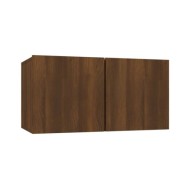 Meubles TV suspendus Chêne marron 3 pcs 60x30x30 cm Bois